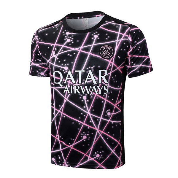 Camiseta Entrenamiento PSG 2025/26 Negro Rosa 3